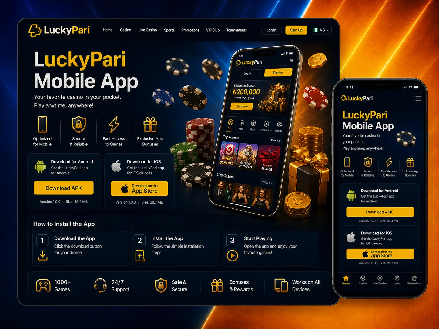 LuckyPari App: Betting on the Go